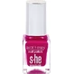 She colour&amp;style Esmalte de uñas Quick'n Crazy 323/818, 7 ml