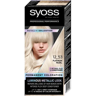 Syoss Color Tinte Capilar Permanente 12-53 Platino Perla, 1 ud