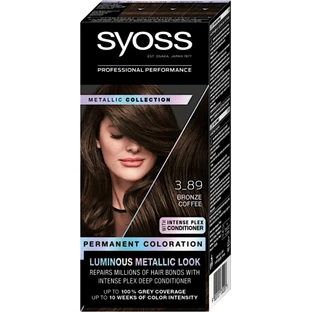 Syoss Color Permanent Hair Colour 3-89 Coffee Amber, 1 pc