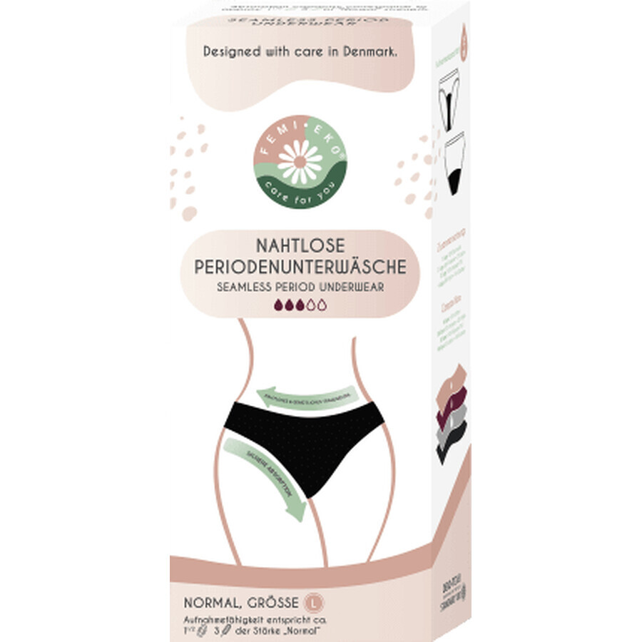 Femi.Eko Chilot menstrual pentru flux mic, mărimea L, 1 buc
