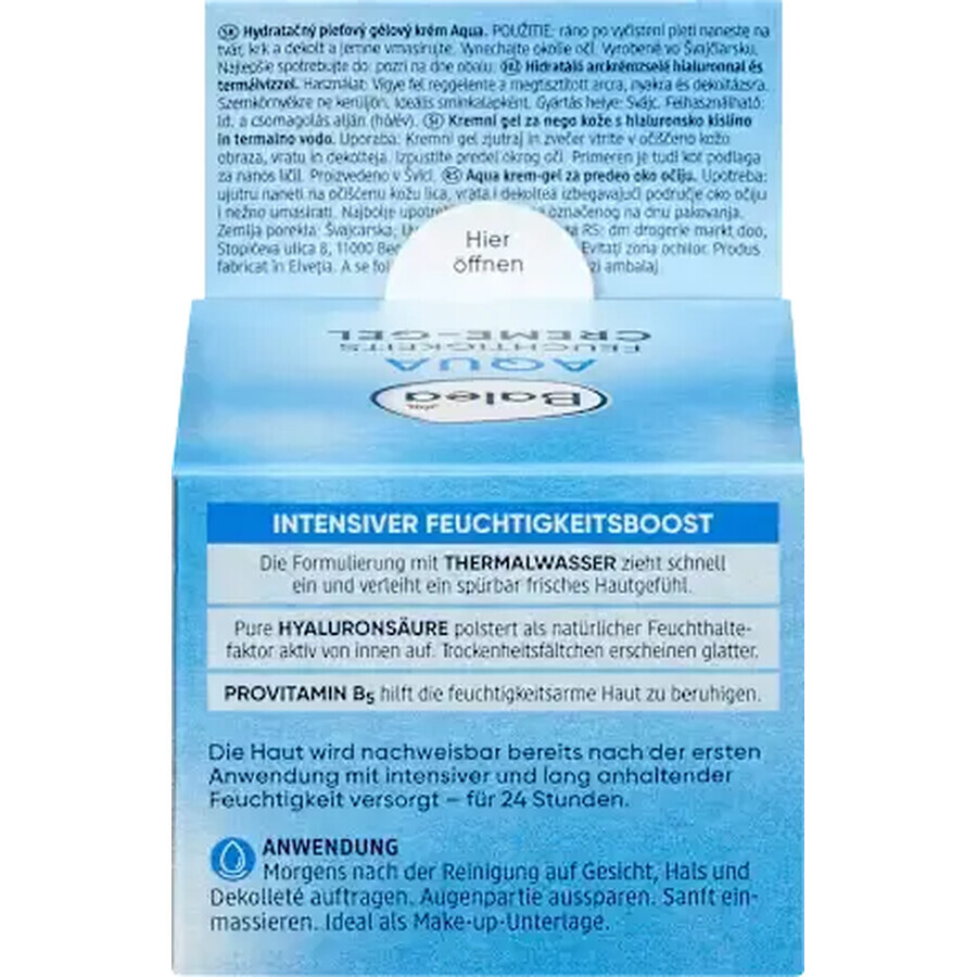 Balea Crème visage à l'acide hyaluronique et à l'eau thermale, 50 ml