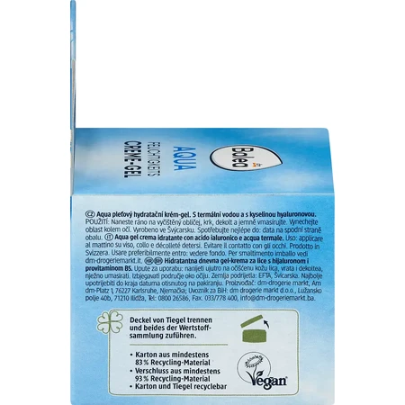 Balea Crème visage à l'acide hyaluronique et à l'eau thermale, 50 ml