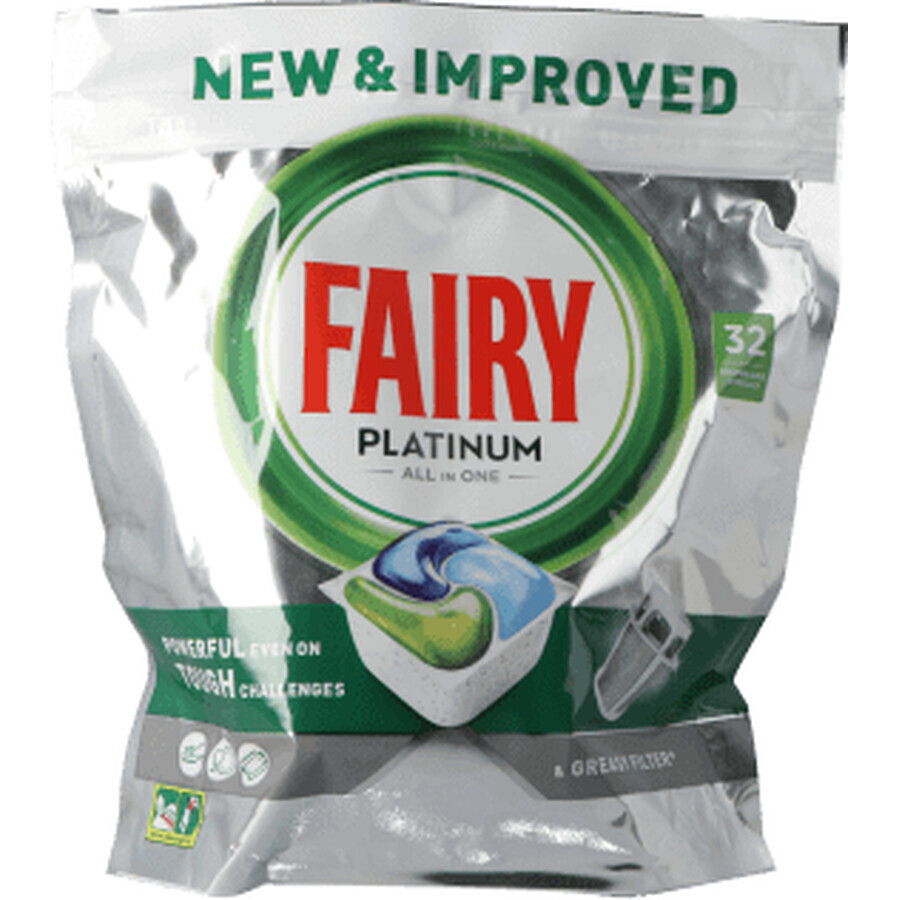 FAIRY Detergent for the platinum dishwasher, 32 pcs