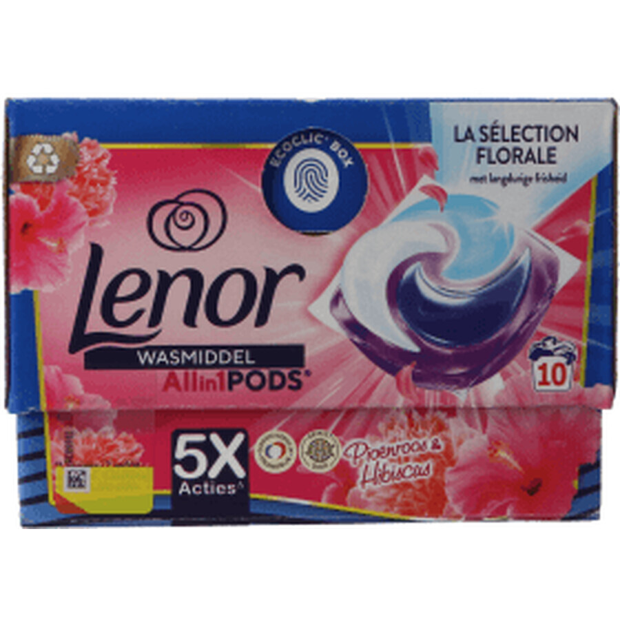 Lenor Capsule di detersivo per bucato All in 1 Pioen, 10 pz.