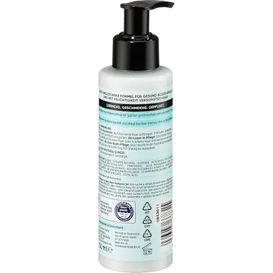 Mascarilla capilar Balea Professional 3 en 1 Aqua Hyaluron, 150 ml
