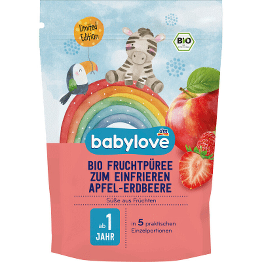 Buy Babylove Fruit puree with apples and strawberries 1 year +, 225 g Babylove Fruit puree with apples and strawberries 1 year +, 225 g