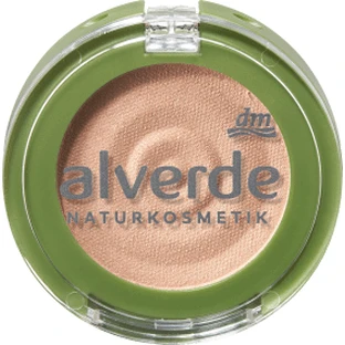 Alverde Naturkosmetik Ombre à paupières mono No. 02 Nude Gold, 3,1 g