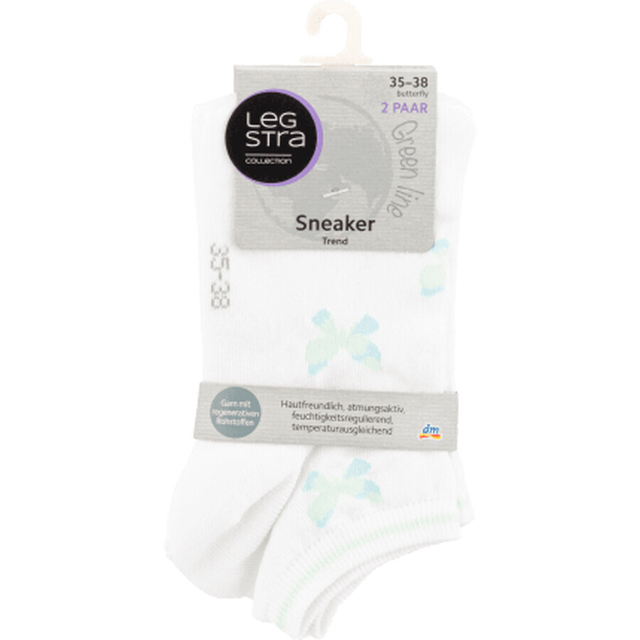 Legstra Socks for sneakers with butterfly motif size 35-38, 2 pcs