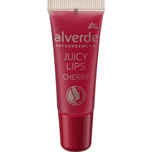 Alverde Naturkosmetik Lipgloss Juicy lips Kers, 8 ml