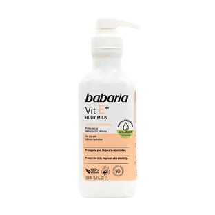 Babaria Leche corporal con vitamina E, 500 ml