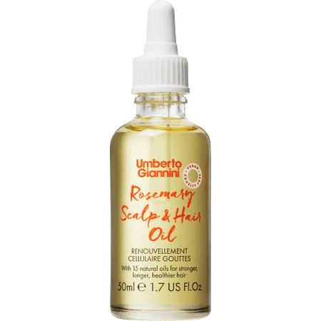 Umberto Giannini Huile de romarin pour le cuir chevelu et les cheveux, 50 ml