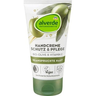 Alverde Naturkosmetik Crème pour les mains aux olives biologiques et à la vitamine E, 75 ml
