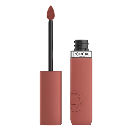 Lápiz labial líquido mate Infaillible Matte Resistance de Loreal Paris 635 Worth It Medium, 5 ml