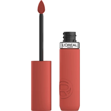 Lápiz labial líquido mate Infaillible Matte Resistance de Loreal Paris 635 Worth It Medium, 5 ml