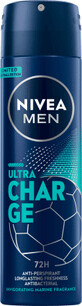 Nivea MEN Desodorante en spray UKTRA CHARGE, 150 ml