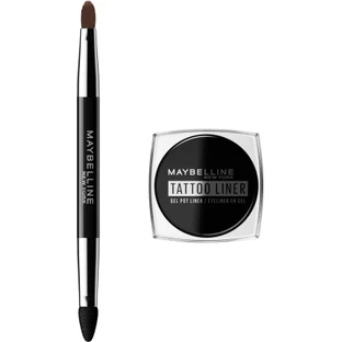 Maybelline New York Tattoo Liner gel eyeliner + penseel 2in1, 3 g