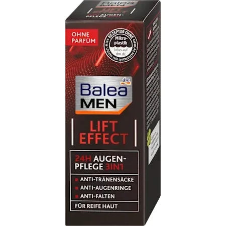 Balea MEN Eye Cream Lift Effect 24h 3in1,, 15 ml