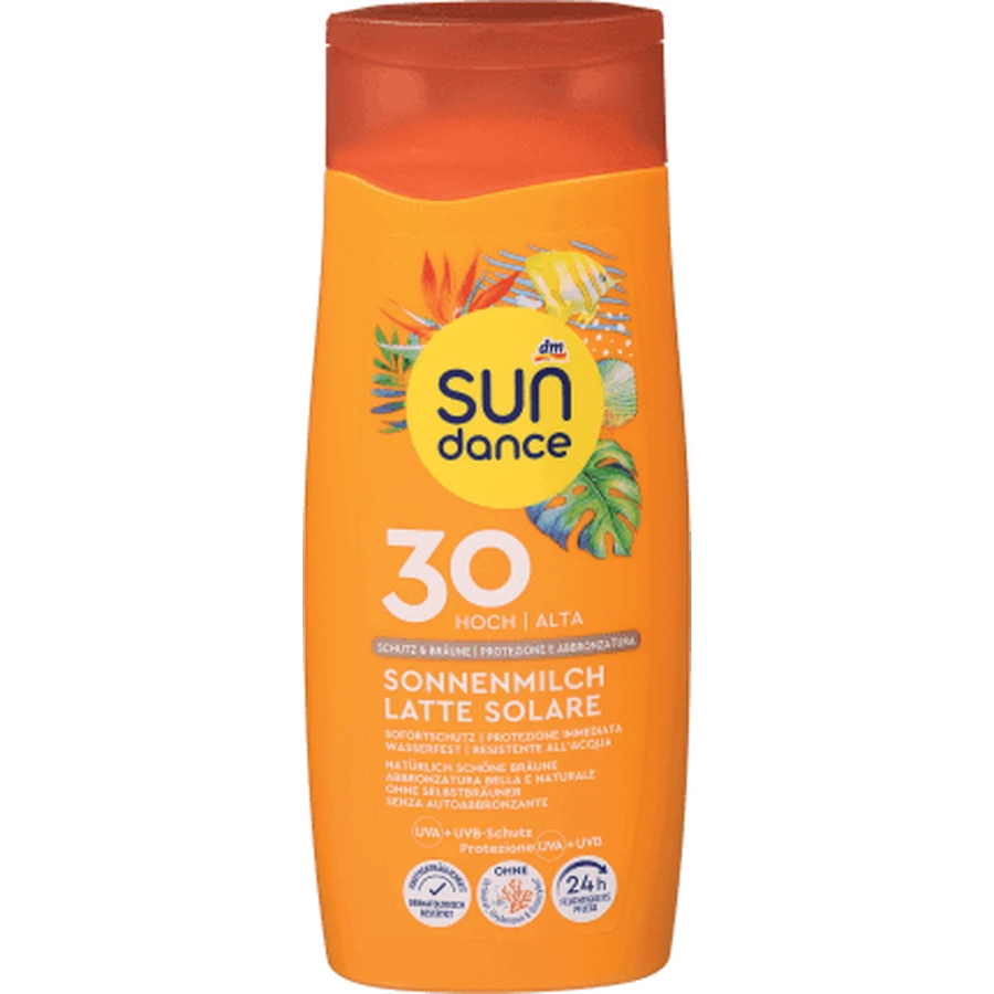 Sundance Loción bronceadora con protección solar SPF30, 200 ml