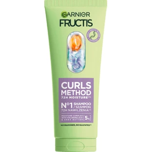 Garnier FRUCTIS Shampooing réhydratant pour cheveux crépus, 200 ml