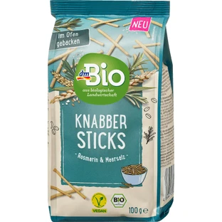 DmBio Biscuits au romarin et au sel de mer, 100 g
