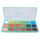 Paleta de sombras de ojos, Ushas, Sombras de ojos con purpurina, 18 colores