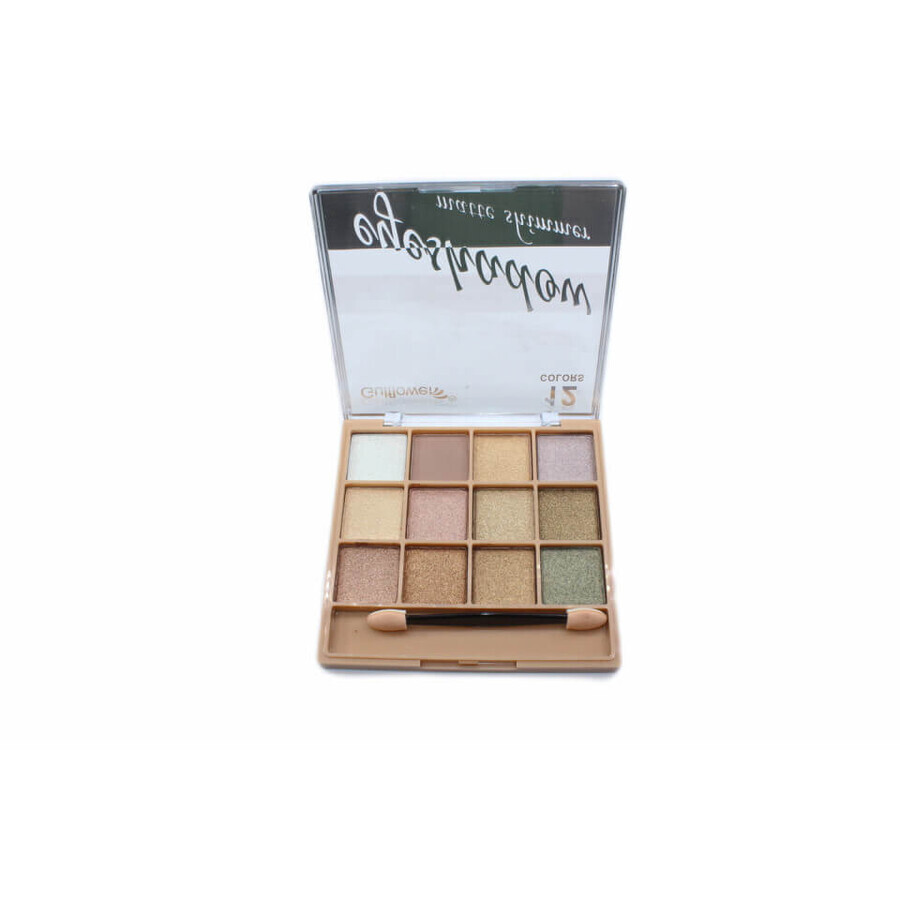 Gulflower Sombra de Ojos Mate Shimmer Sombra de Ojos Mate Shimmer, 12 colores, 03
