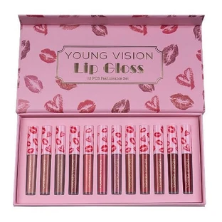 Young Vision Lip Gloss Modischer Lippenstift 12er-Set