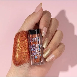 Glitter powder eyeshadow, Ushas, Always More Glitter, Brick, 06