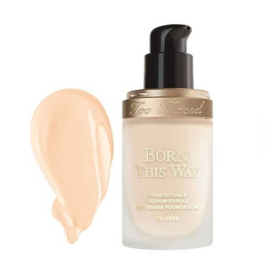 Foundation, Too Faced, Born This Way, Unsichtbar Ölfrei, Swan, 30 ml
