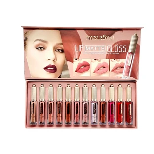 Miss Royal Matte Waterproof Lipstick Set van 12