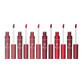 Set di 6 rossetti liquidi opachi, Trucco, Opaco, Fragola, 02