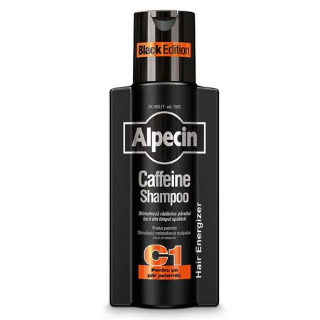 Shampoo con cafeína Alpecin C1 Black Edition, 250 ml, Dr. Kurt Wolff