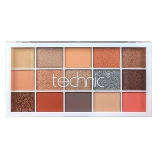 Paleta de sombras de ojos, Technic, Pressed Pigment, Y2K, 15 colores