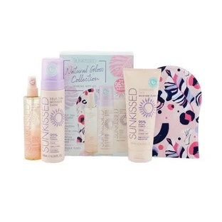 Self-tanning set, Sunkissed, Natural Glow Collection Gift Set, with Dark self-tanning foam