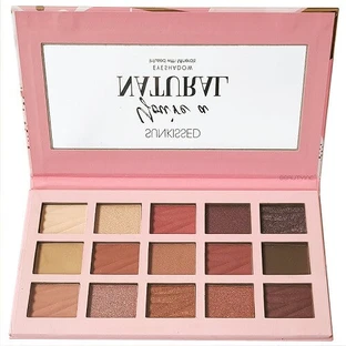 Eye shadow palette, Sunkissed, You're a Natural, Vegan, 15 colors