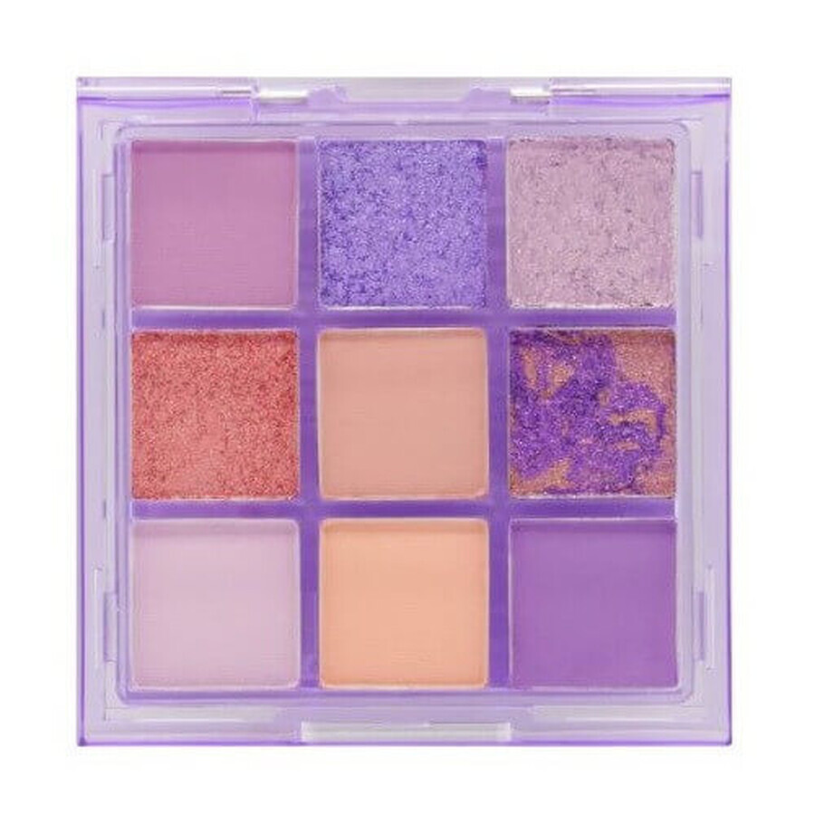 Eye shadow, W7, Soft Hues, Amethyst, 9 shades