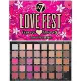 Lidschattenpalette, W7, Love Fest, Express Yourself, 40 Farbtöne