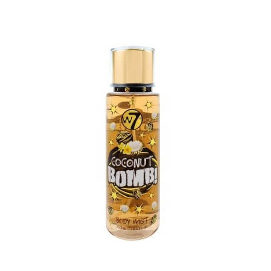 Cumpără Spray pentru corp cu aroma de cocos, W7, Coconut Bomb, 250 ml Spray pentru corp cu aroma de cocos, W7, Coconut Bomb, 250 ml