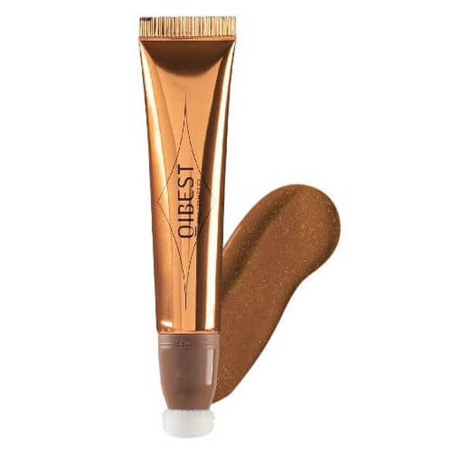 Flüssiger Illuminator, Qibest, Multifunktionaler Makeup-Stift, 06 Champagner Gold