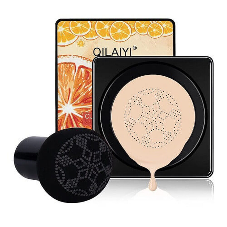 Shop CC Cream, Makeup, Luftpolster, Vitamin C, 01 Elfenbein, 15 g, mit Pinsel CC Cream, Makeup, Luftpolster, Vitamin C, 01 Elfenbein, 15 g, mit Pinsel