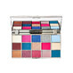 Eye shadow palette, Makeup Revolution, Glass Mirror, 15 shades