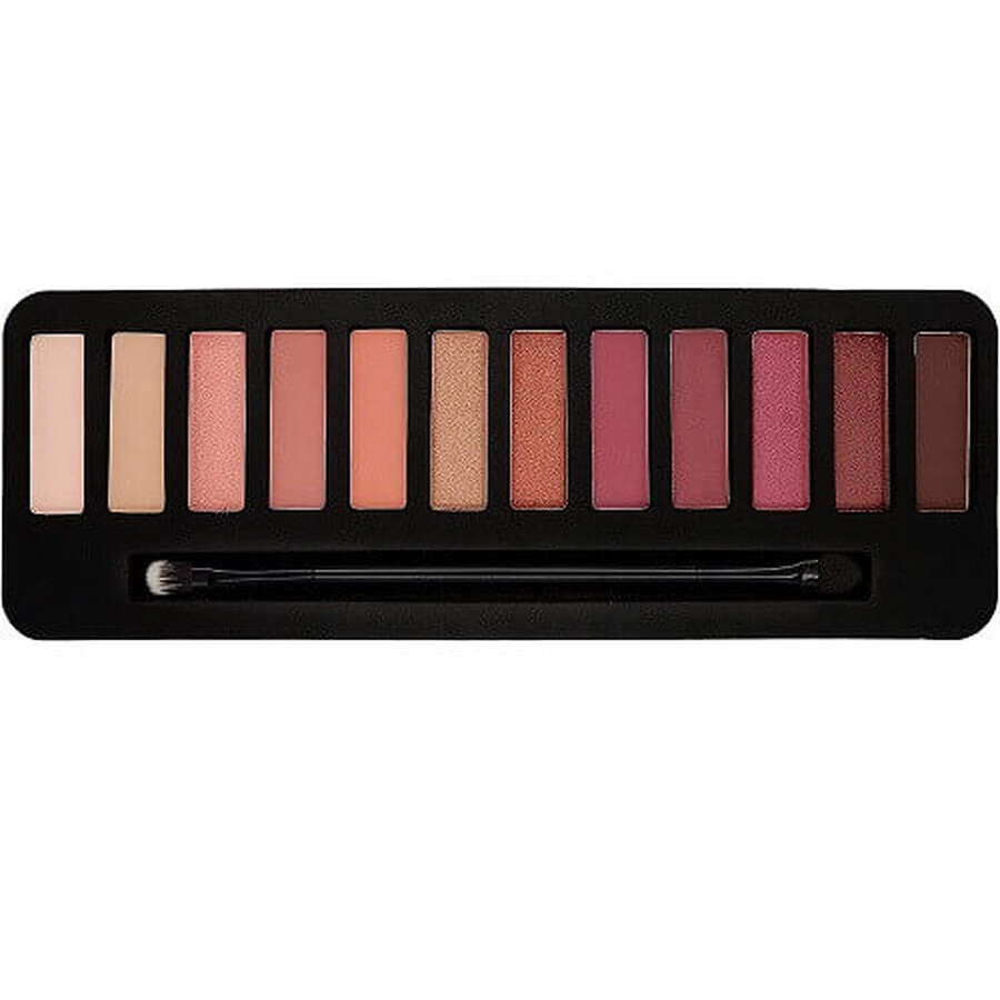Palette d'ombres à paupières, W7, Ripe and Ready, Pretty Please, 12 couleurs
