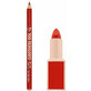 Lipstick and lip pencil set, W7, Too Fabulous Lip Kit, Red