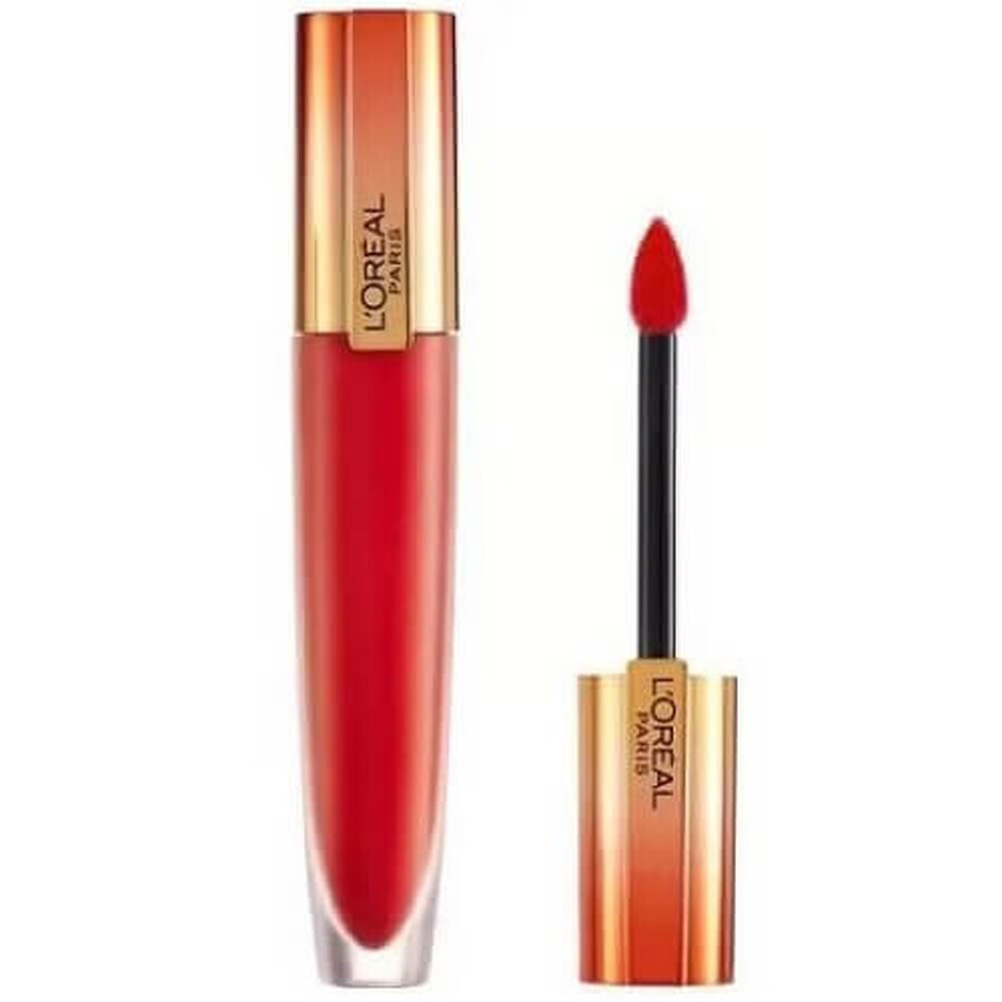Metallic matte liquid lipstick, Loreal, Signature Metallic, 203 I Magnetize, Summer Edition