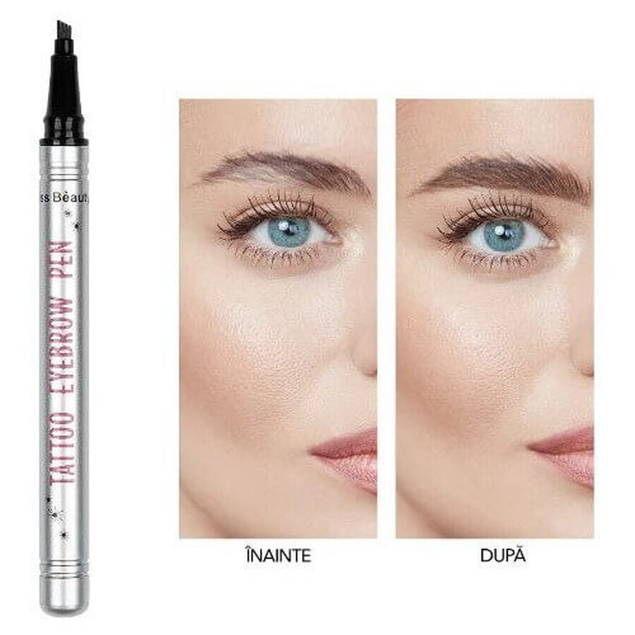 Buy Eyebrow pencil with Microblading effect, Kiss Beauty, Tattoo Eyebrow Pen, 01 Light Brown Eyebrow pencil with Microblading effect, Kiss Beauty, Tattoo Eyebrow Pen, 01 Light Brown