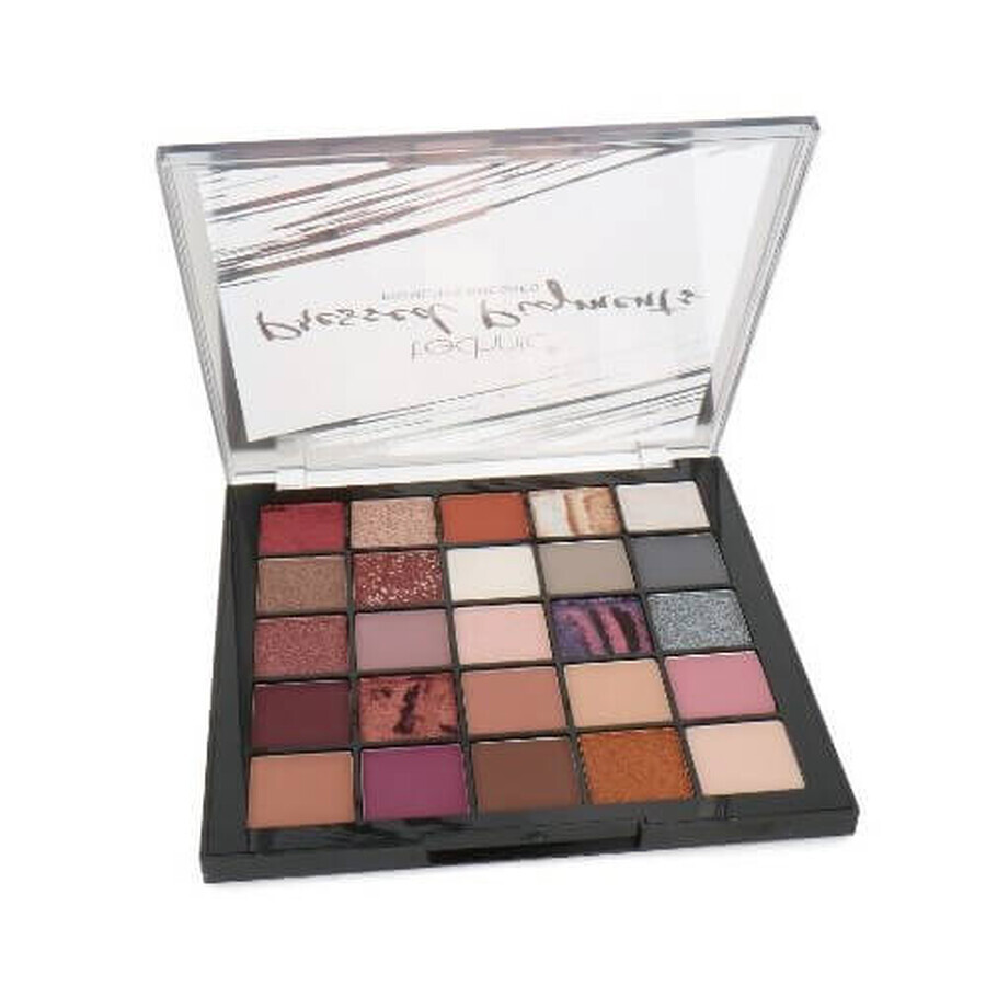 Paleta de sombras de ojos, Technic, Pigmentos prensados, 25 colores