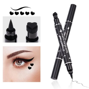 Eyeliner tus carioca, Kiss Beauty, con estampado de corazón, 03