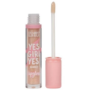 Brillo de labios brillante, Ushas, Yes Girl Yes, Brillo de labios brillante, Beige, 02