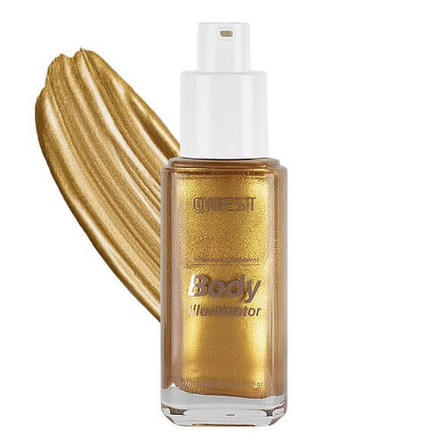 Qibest Body Shimmer Glow Liquid Illuminator, 05, 40 ml