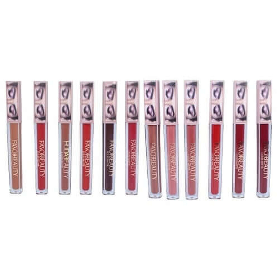 Set di rossetti, Favor Beauty, 12 colori, opaco